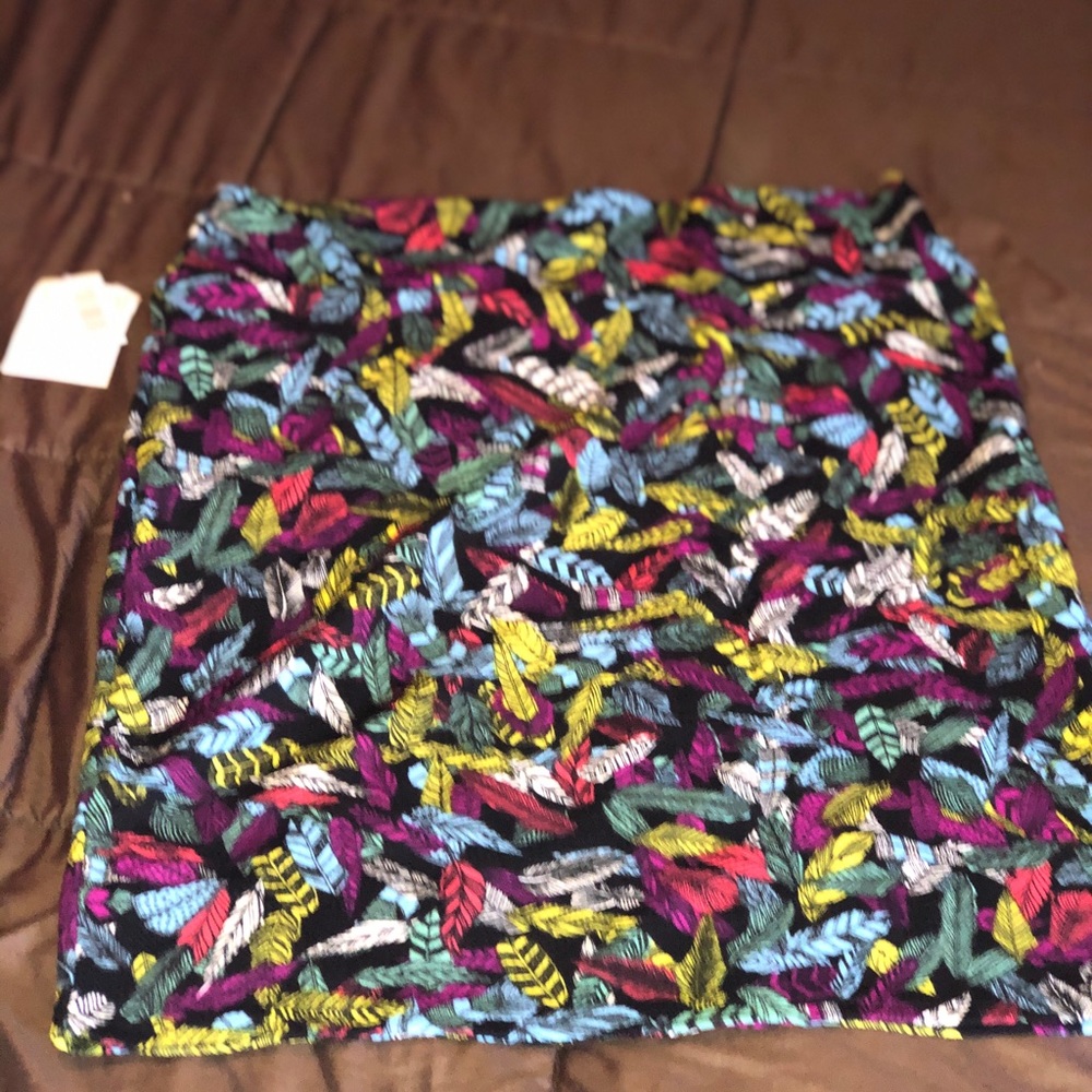 Lularoe 3xl Cassie, NWT black, pink, blue, green..